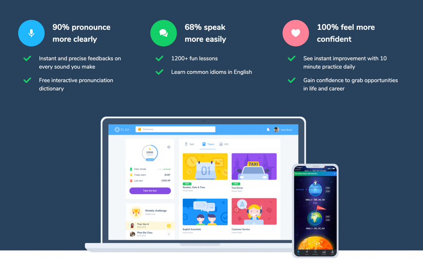 Ứng dụng trả phí ELSA Speak - 3 ứng dụng xứng đáng để trả phí